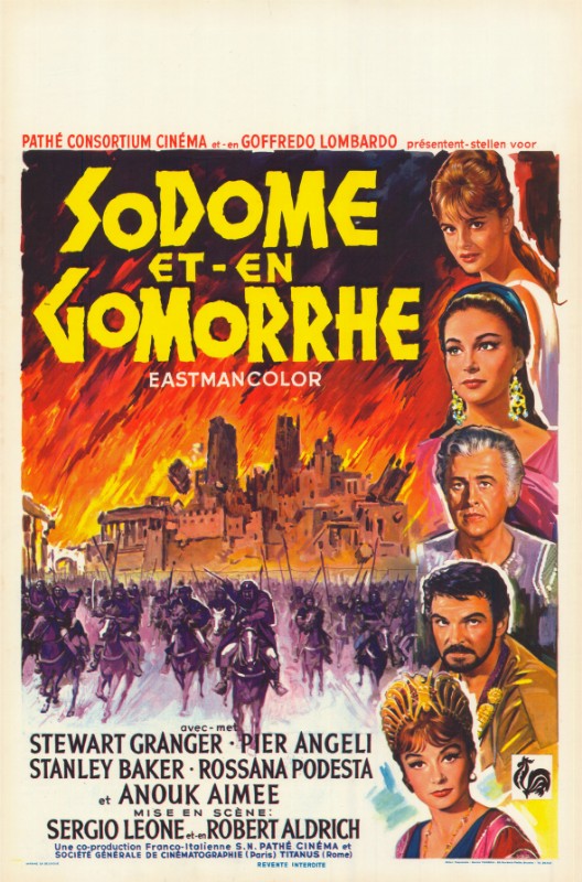 Repro 30x40cm - SODOME ET GOMORRHE - Belge