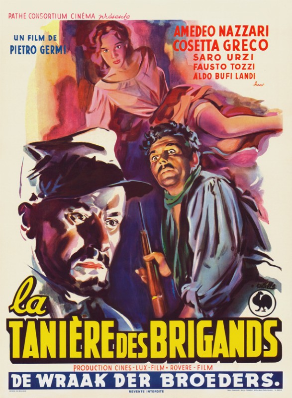 Repro 30x40cm - TANIERE DES BRIGANDS (la) - Belge
