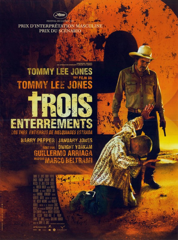 Affiche - TROIS ENTERREMENTS - 40x55cm