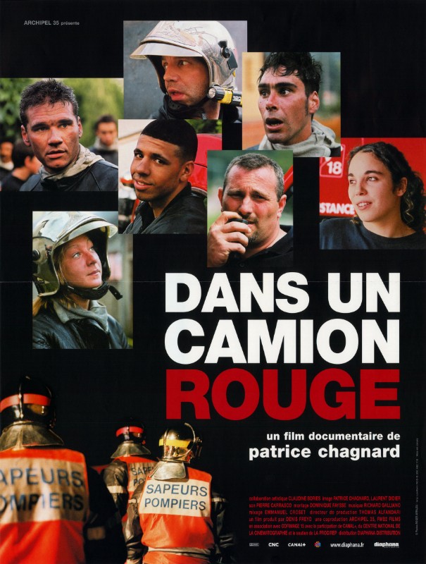 Affiche - DANS UN CAMION ROUGE - 40x55cm
