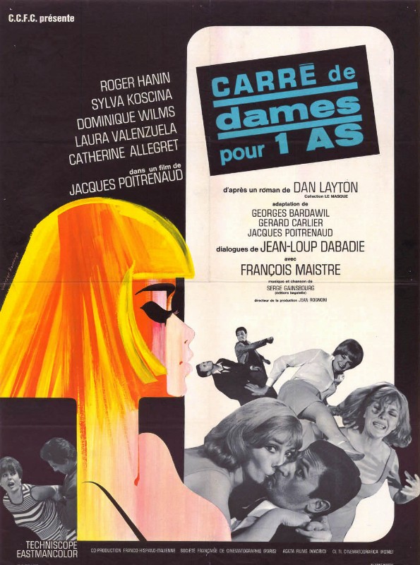 Affiche - CARRE DE DAMES POUR UN AS - 60x80cm