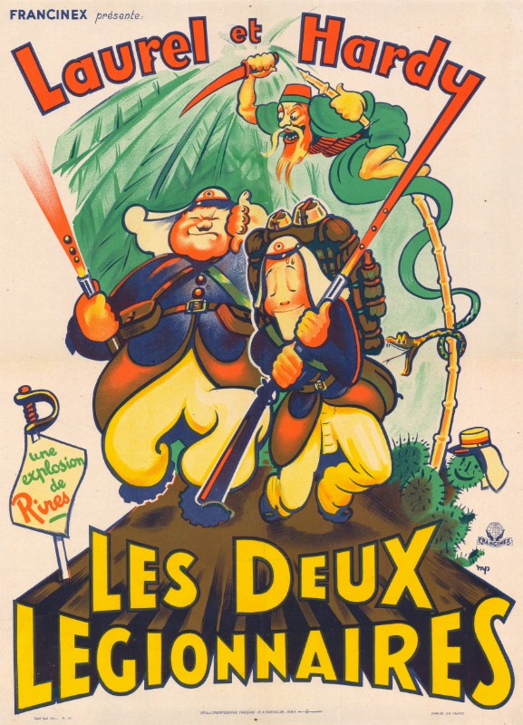 Repro 30x40cm - DEUX LEGIONNAIRES (les) - Française
