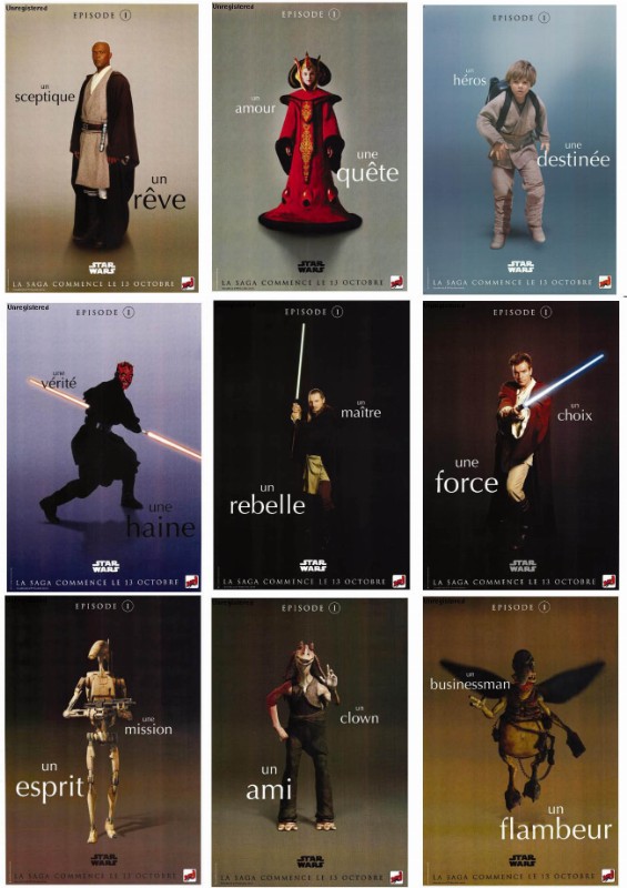 Affiche - STAR WARS EPISODE I : LA MENACE FANTOME - 120x160cm