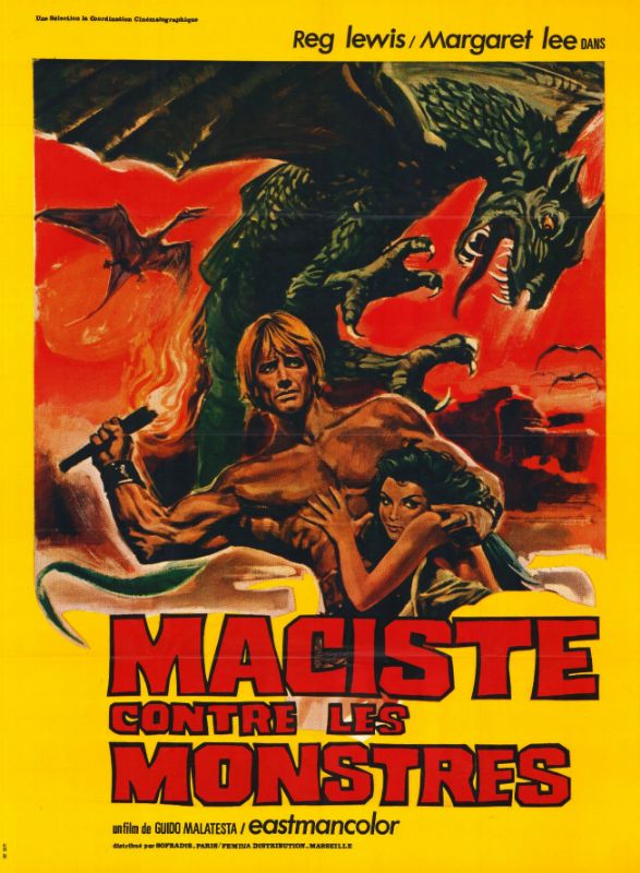 Affiche - MACISTE CONTRE LES MONSTRES - 120x160cm