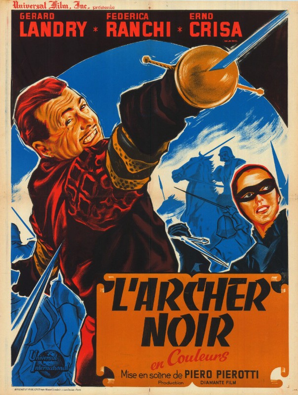 Repro 30x40cm - ARCHER NOIR (l') - Française