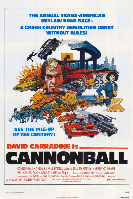 Repro 30x40cm - CANNONBALL - U.S.