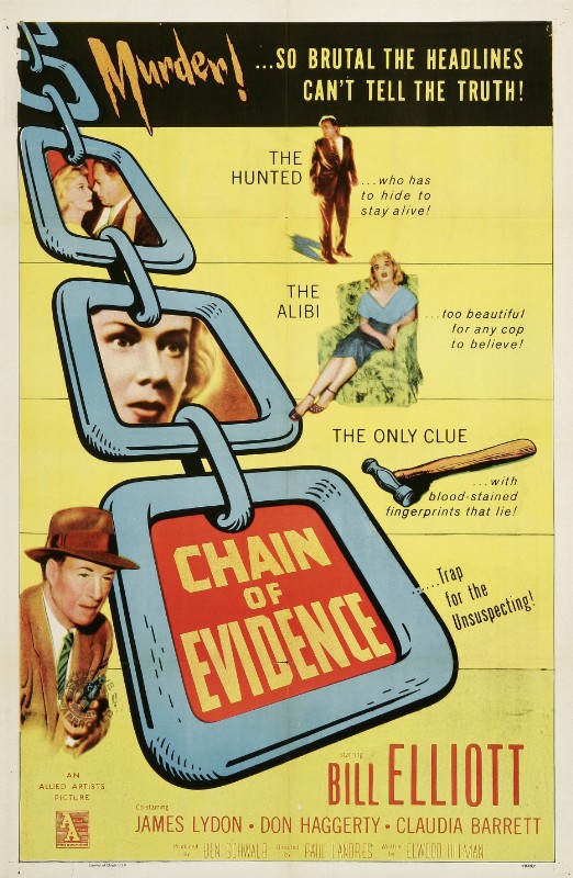 Repro 30x40cm - CHAIN OF EVIDENCE - U.S.