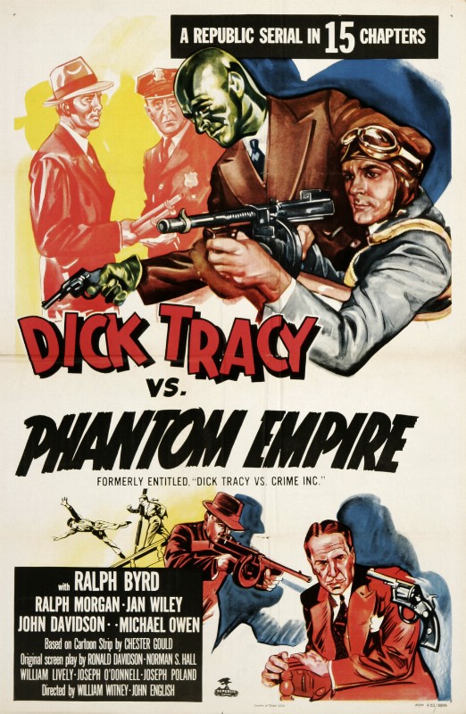 Repro 30x40cm - DICK TRACY VS. CRIME INC. - U.S.