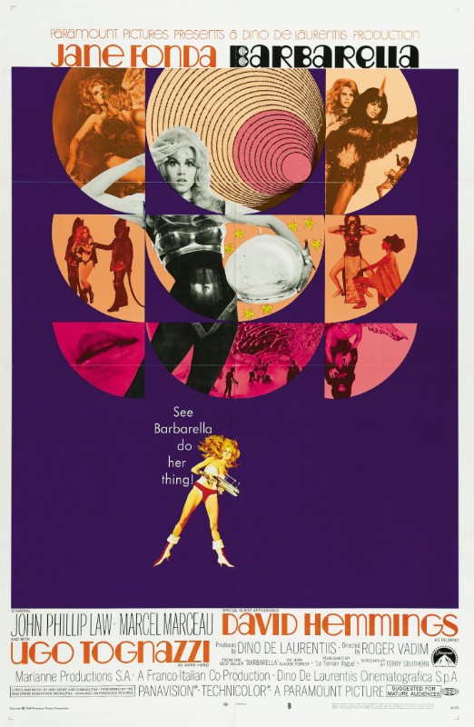 Repro 30x40cm - BARBARELLA - U.S.