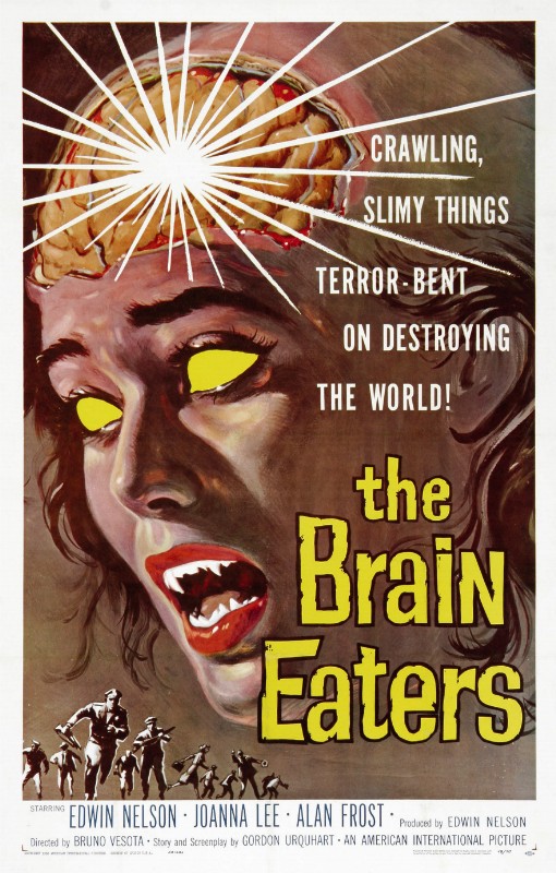 Repro 30x40cm - BRAIN EATERS (the) - U.S.