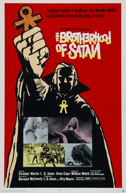 Repro 30x40cm - BROTHERHOOD OF SATAN - U.S.