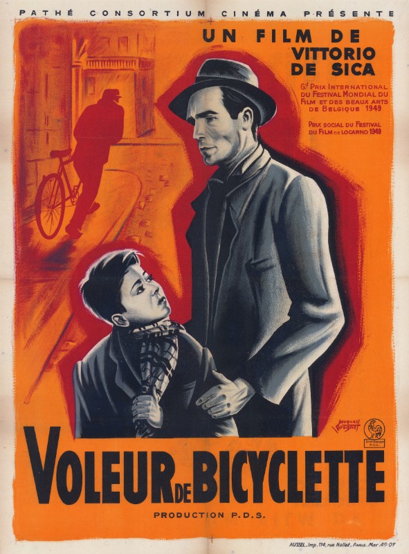 Repro 30x40cm - VOLEUR DE BICYCLETTE (le) - Française