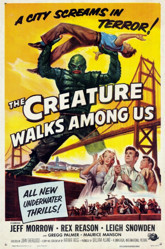 Repro 30x40cm - CREATURE WALKS AMONG US (the) - U.S.