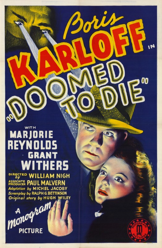 Repro 30x40cm - DOOMED TO DIE - U.S.