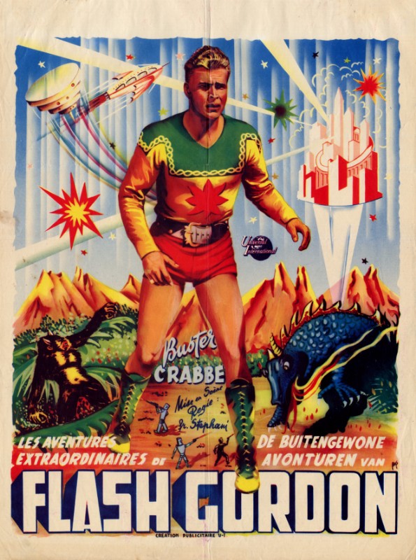 Repro 30x40cm - FLASH GORDON - Belge