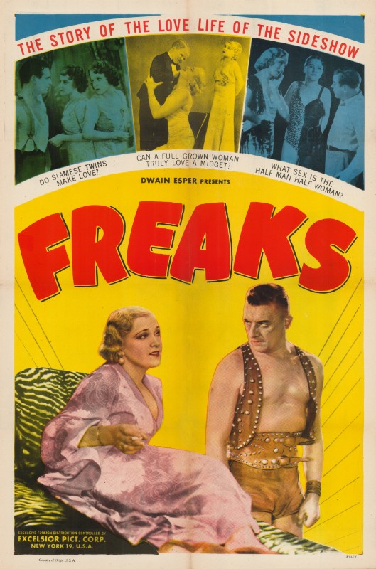 Repro 30x40cm - FREAKS - U.S.