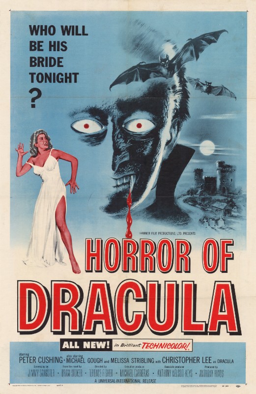Repro 30x40cm - CAUCHEMAR DE DRACULA (le) - U.S.