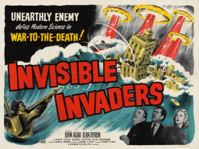 Repro 30x40cm - INVISIBLE INVADERS - Anglaise