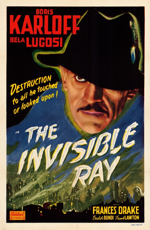 Repro 30x40cm - RAYON INVISIBLE (le) - U.S.