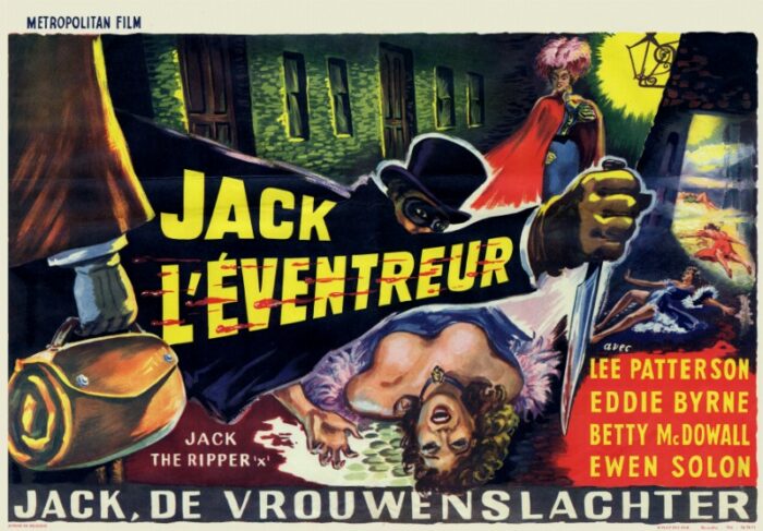 Repro 30x40cm - JACK L'EVENTREUR - Belge