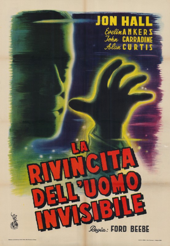 Repro 30x40cm - REVANCHE DE L'HOMME INVISIBLE (la) - Italienne B