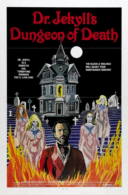 Repro 30x40cm - DR. JEKYLL'S DUNGEON OF DEATH - U.S.