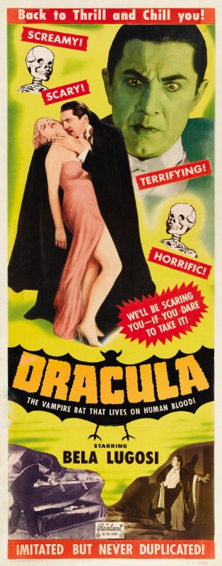 Repro 30x40cm - DRACULA - U.S.