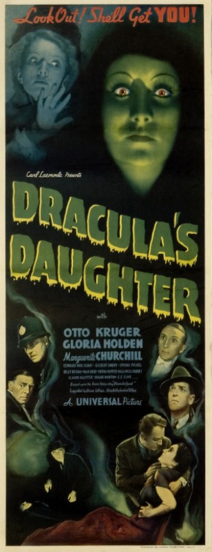 Repro 30x40cm - FILLE DE DRACULA (la) - U.S.