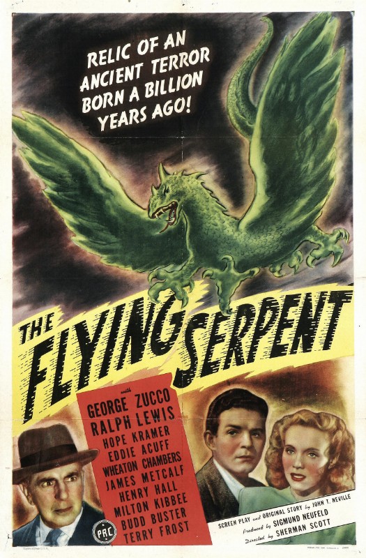 Repro 30x40cm - FLYING SERPENT (the) - U.S.