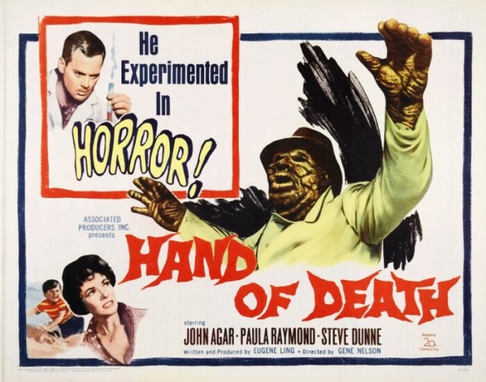 Repro 30x40cm - HAND OF DEATH - U.S.