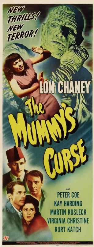 Repro 30x40cm - MUMMY'S CURSE (the) - U.S.