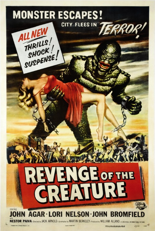 Repro 30x40cm - REVANCHE DE LA CREATURE (la) - U.S.