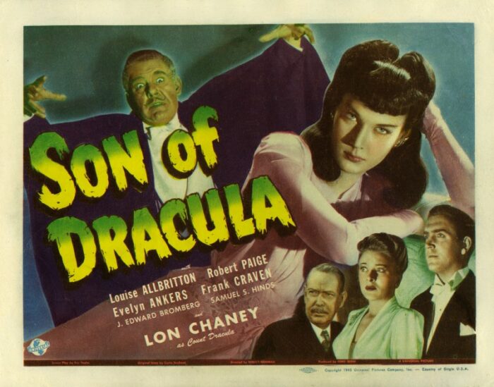 Repro 30x40cm - FILS DE DRACULA (le) - U.S.