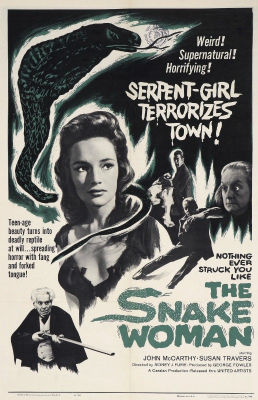 Repro 30x40cm - SNAKE WOMAN - U.S.
