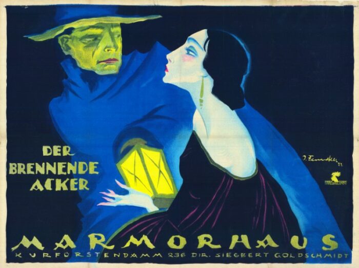 Repro 30x40cm - TERRE QUI FLAMBE (la) - Allemande