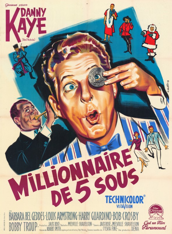 Repro 30x40cm - MILLIONNAIRE DE CINQ SOUS - Française