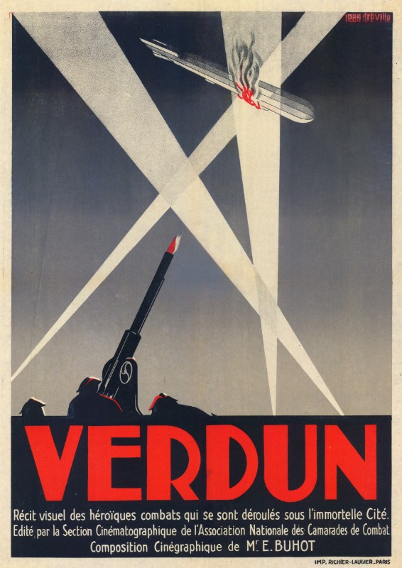 Repro 30x40cm - VERDUN - Française