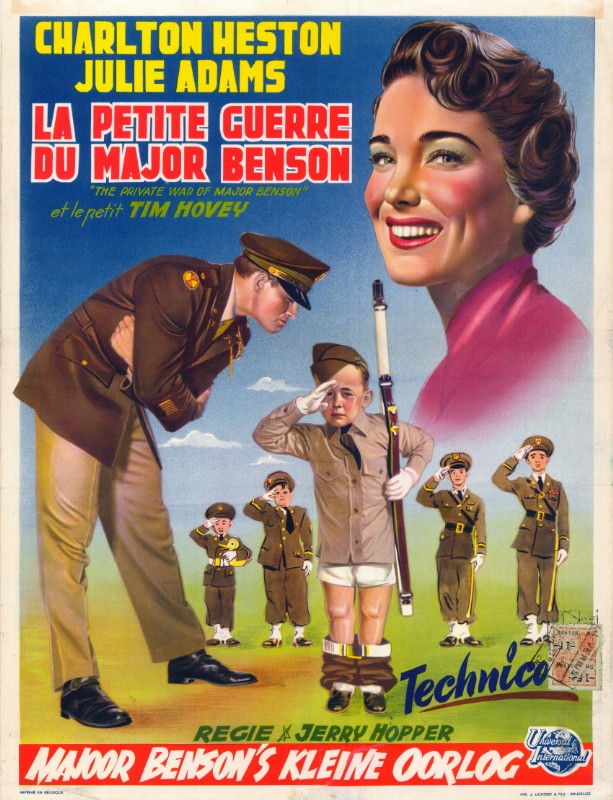 Repro 30x40cm - PRIVATE WAR OF MAJOR BENSON (the) - Belge