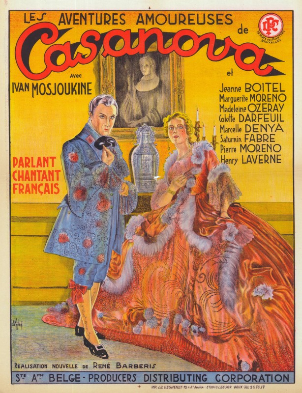 Affiche - CASANOVA - 60x80cm - BEL