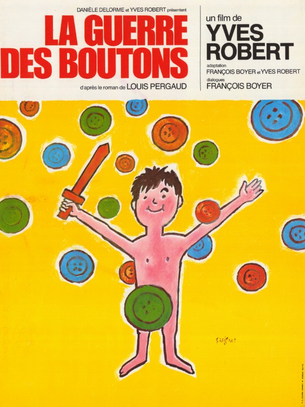 Affiche - GUERRE DES BOUTONS (la) - Ressortie 40x55cm
