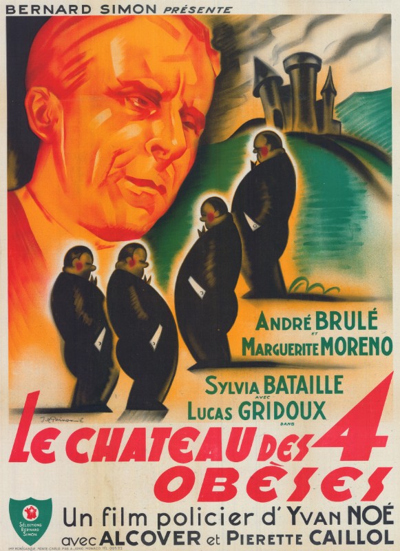 Repro 30x40cm - CHATEAU DES QUATRE OBESES (le) - Française
