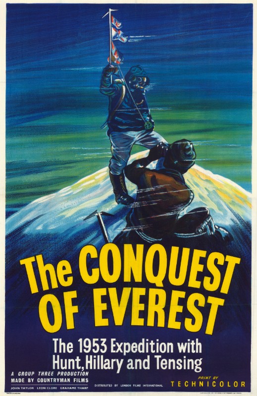 Repro 30x40cm - CONQUETE DE L'EVEREST - U.S.