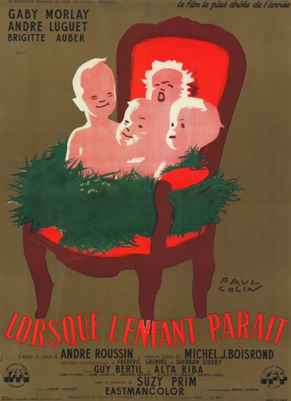 Affiche - LORSQUE L'ENFANT PARAIT - 60x80cm