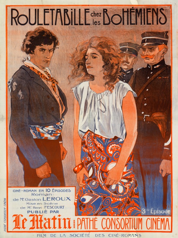 Repro 30x40cm - ROULETABILLE CHEZ LES BOHEMIENS - Française