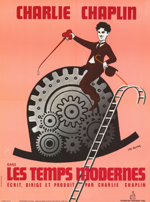 Affiche - TEMPS MODERNES (les) - Ressortie 60x80cm
