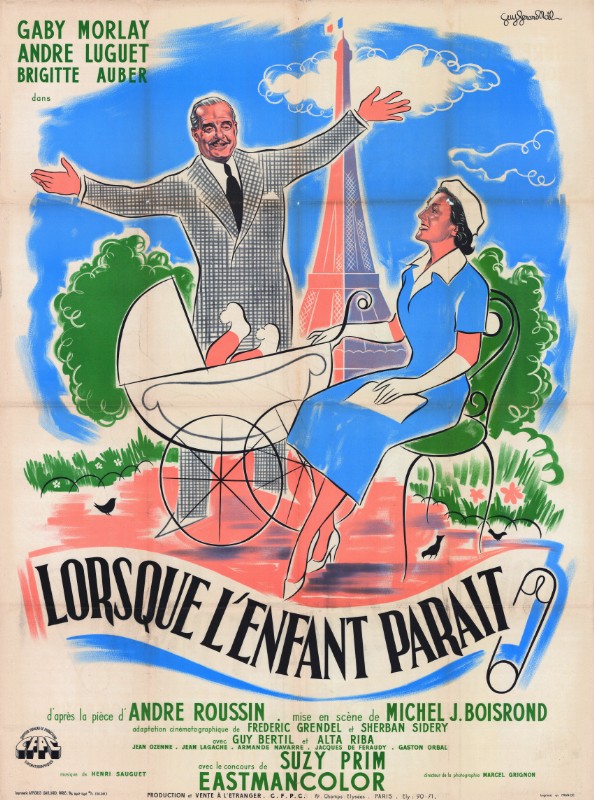 Repro 30x40cm - LORSQUE L'ENFANT PARAIT - Française
