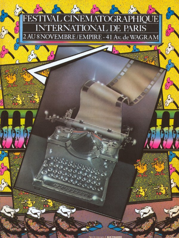 Affiche - FESTIVAL CINEMATOGRAPHIQUE DE PARIS - 40x55cm