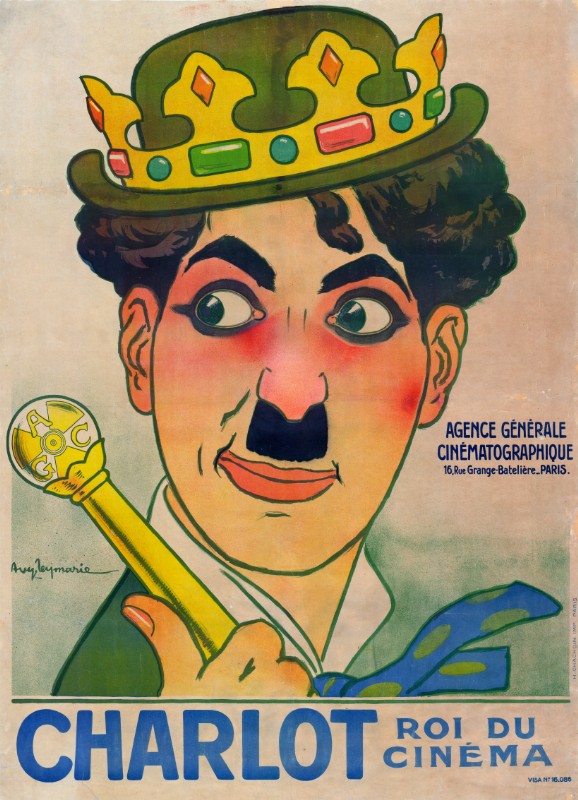 Repro 30x40cm - CHARLOT ROI DU CINEMA - Française
