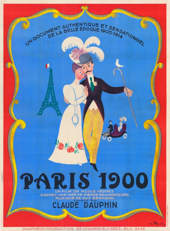 Affiche - PARIS 1900 - 120x160cm