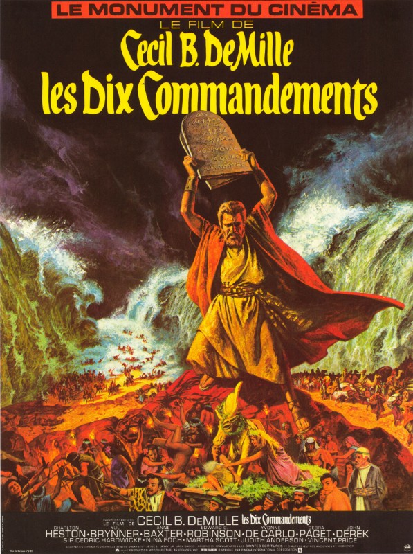 Affiche - DIX COMMANDEMENTS (les) - Ressortie 120x160cm B